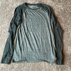 Baseball style long Sleeve good fellow size medium